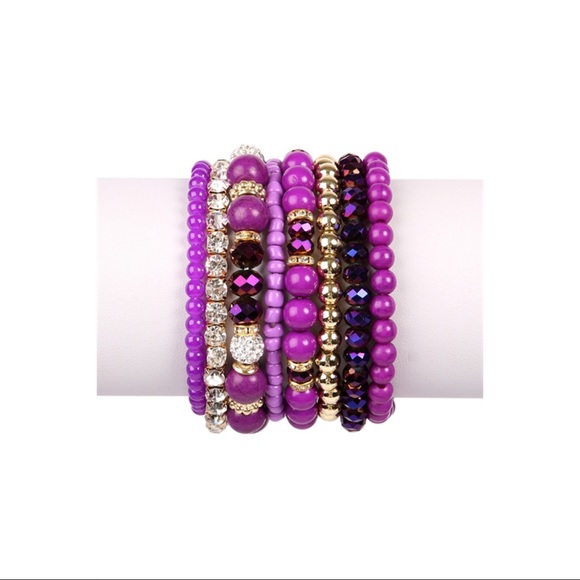 Jewelry - 👛ARRIVED👛Purple bracelet set Jewelry - 👛ARRIVED👛Purple bracelet set